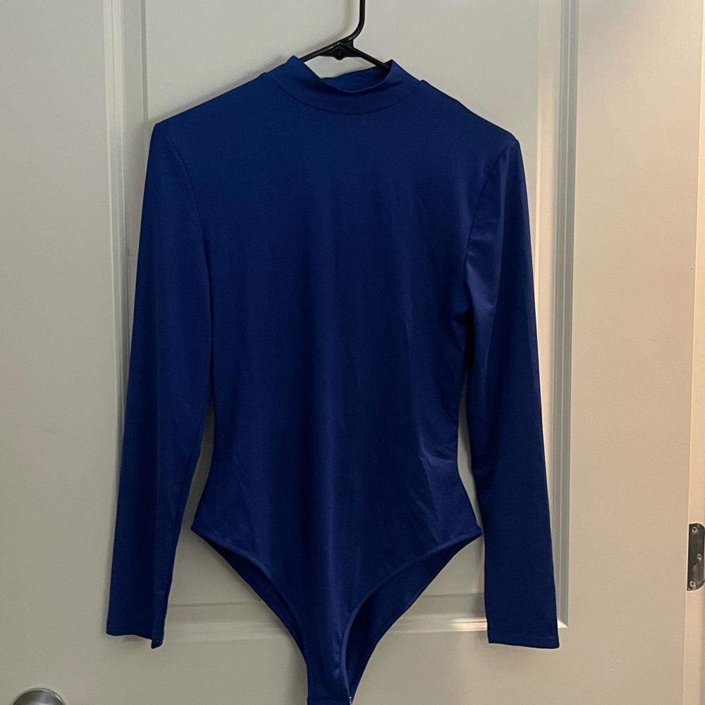 Set of Three Long Sleeve Bodysuits - Green, Red, Blue - Picture 2 of 7